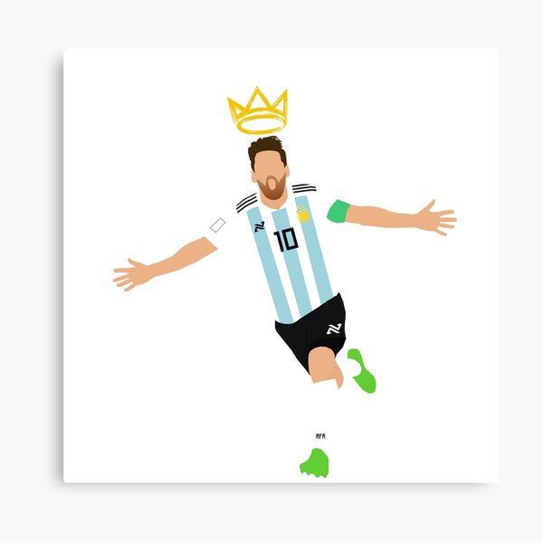 Messi Leinwanddruck