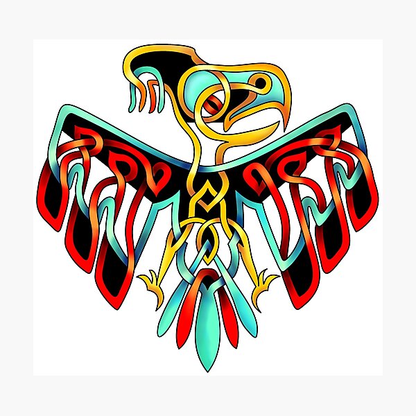 Celtic Knot Thunderbird Photographic Print