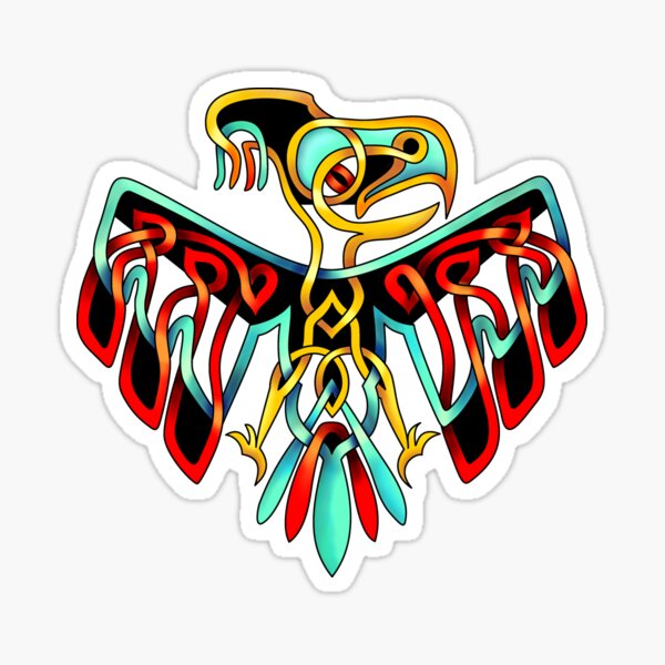 Celtic Knot Thunderbird Sticker