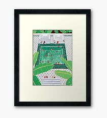 Morocco hotel pool Framed Print