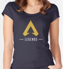 Apex Legends T-Shirt Merch Icon Gold Women's Fitted Scoop T-Shirt
