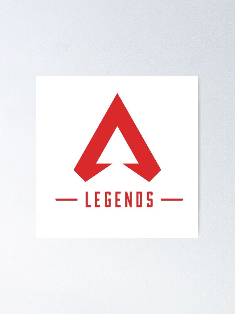 Apex Legends T Shirt Merch Icon Red Poster By Apex Legends Redbubble