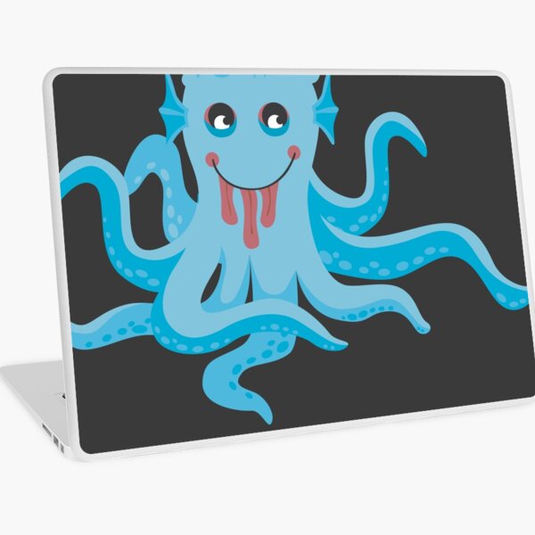 Tentacula, Wednesday's Monster - Sepia Edition Laptop Skin
