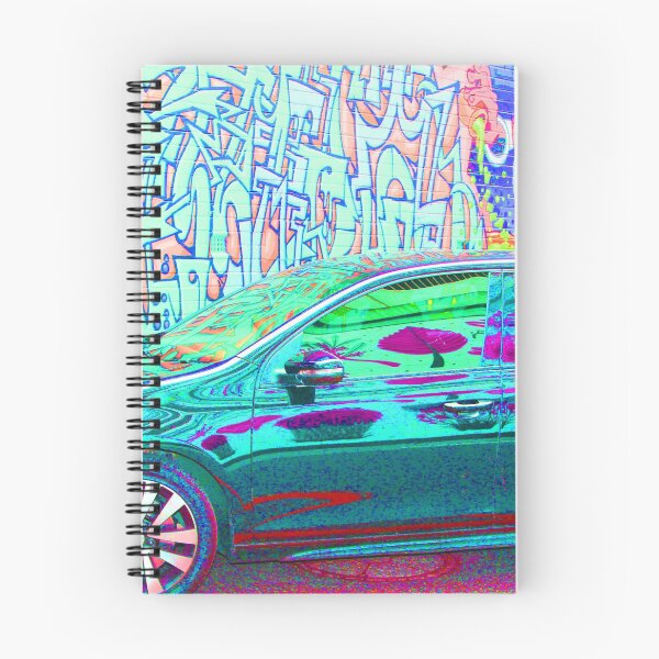 Item preview, Super Cool Car with Graffiti Reflections designed and sold by Ann Menezies.