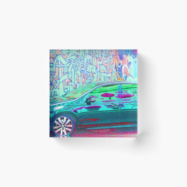 Item preview, Super Cool Car with Graffiti Reflections designed and sold by Ann Menezies.