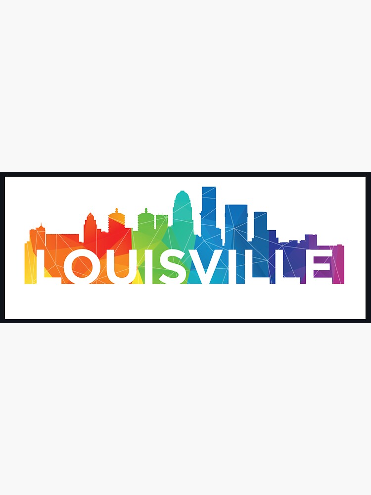 "Louisville Gay Pride Shirt Louisville LGBT Rainbow Flag Shirt