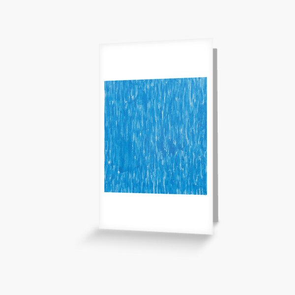 Puerto Escondido Blue Greeting Card
