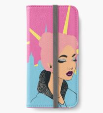 Vinilo o funda para iPhone La ciudad nunca duerme