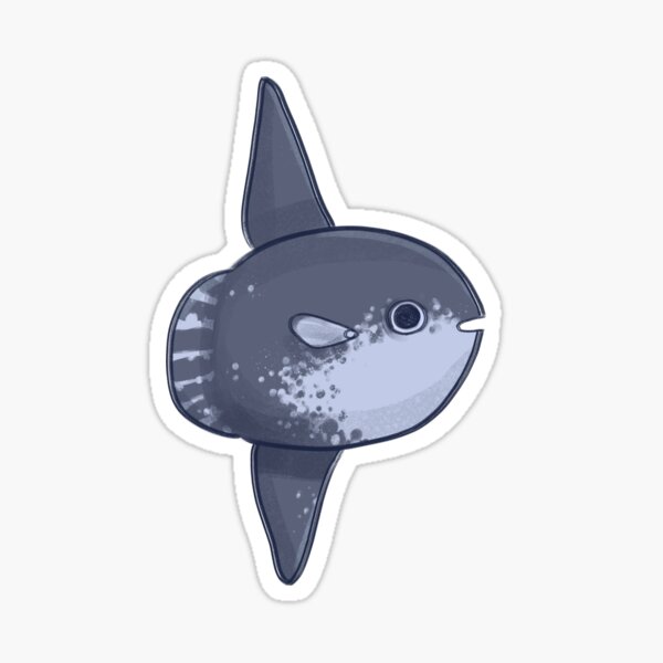 Vista previa del artículo con la obra «Incómodo sunfish 2.0», diseñado y vendido por kiaako.