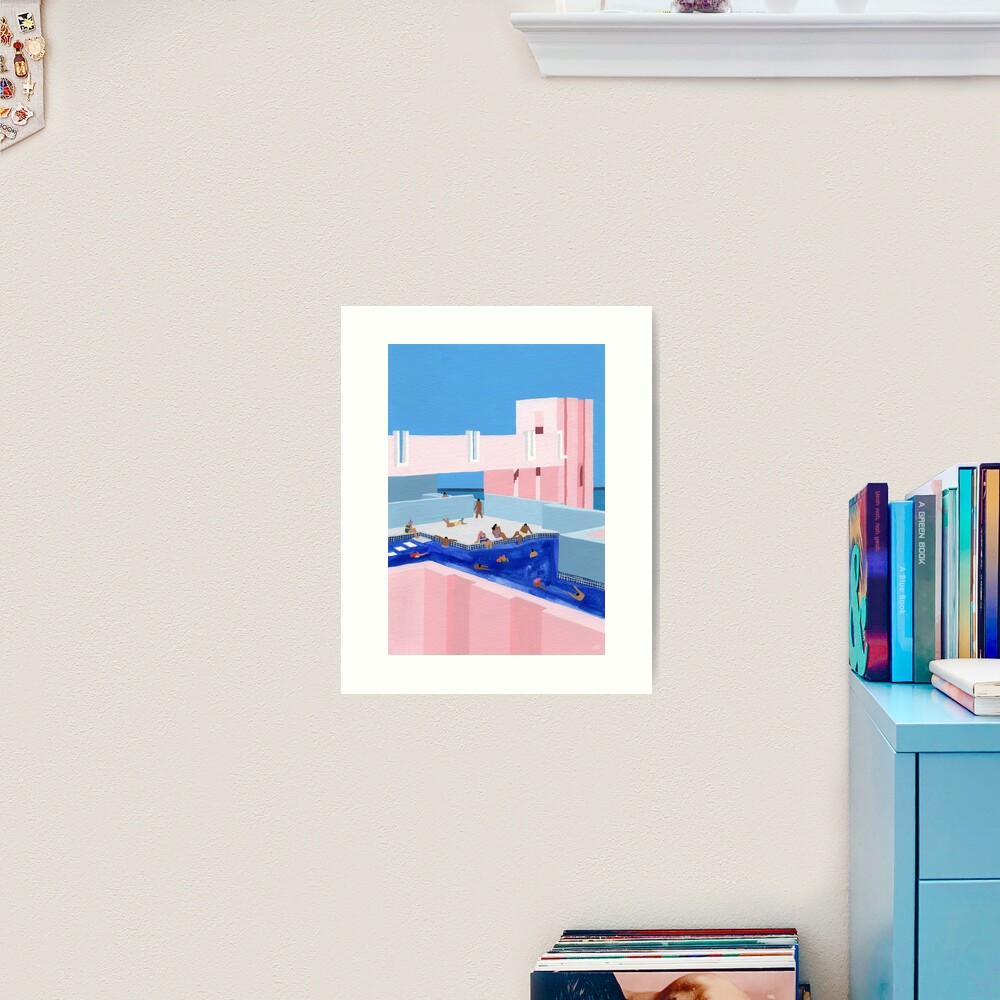 Spain Pool Art Print