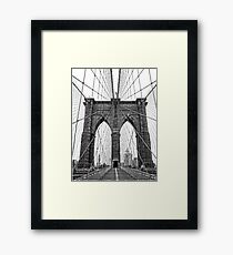 Brooklyn Bridge Framed Print