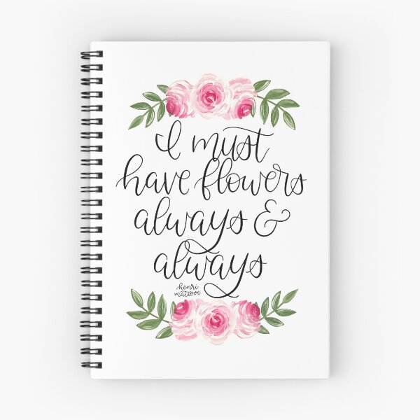 Item preview, I Must Have Flowers Always and Always Henri Matisse Quote Design designed and sold by Elyse Burns.