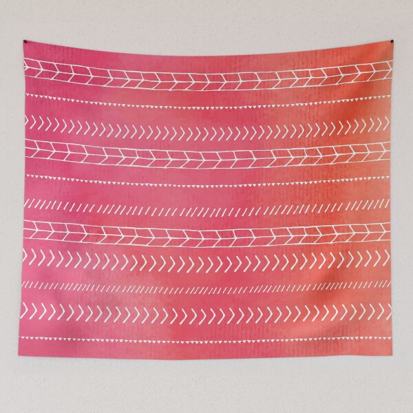 Item preview, Orange Red Arrow Pattern designed and sold by aimeeandkate.