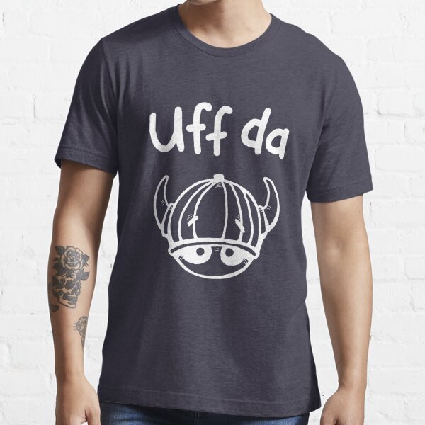 Uff Da Viking T-Shirt, White – Irma's Finland House