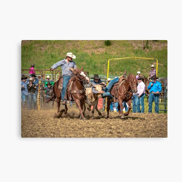 RODEOS, HORSES, COWBOYS Canvas Print