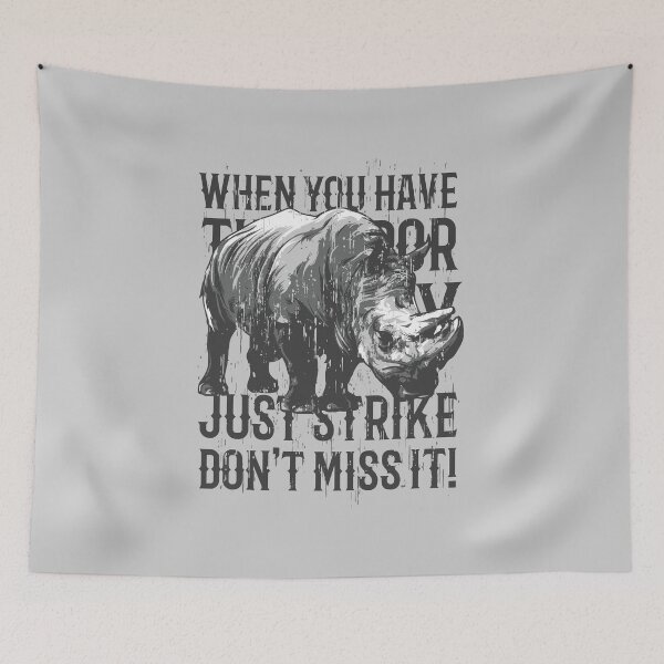 Item preview, NASHORN RHINO I love rhinos WILDLIFE SPEECHES designed and sold by THE SUPERIORS SHIRT SHOP.