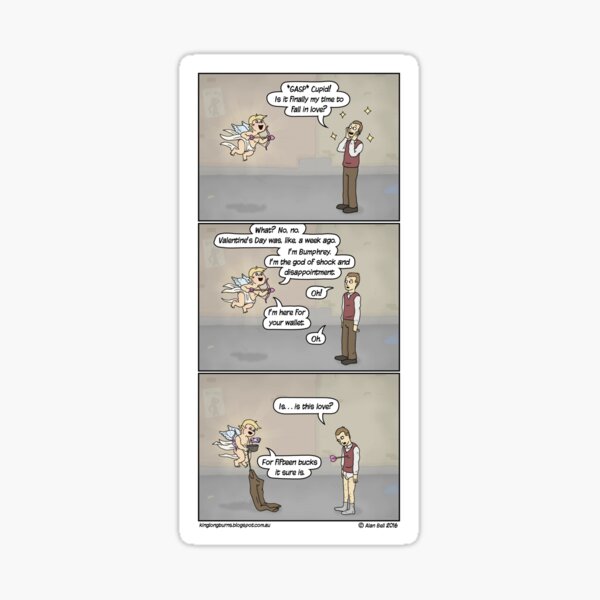 Looking for love in all the wrong places. Sticker