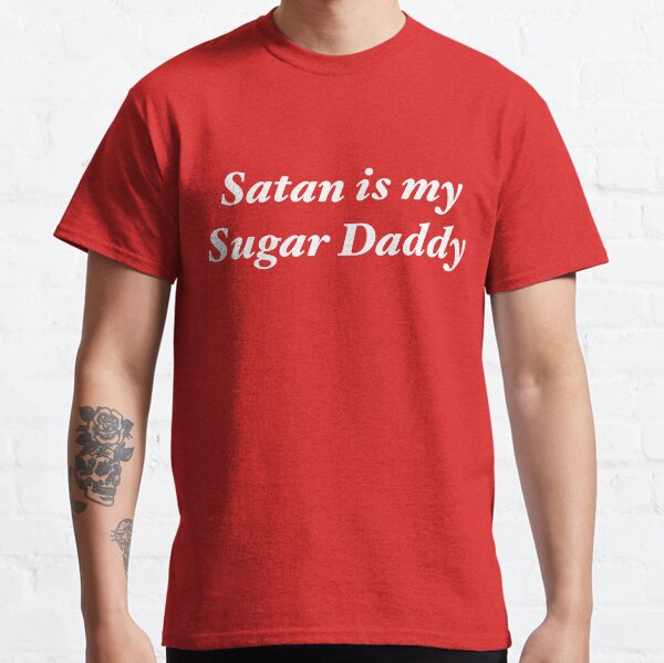 satan is my sugar daddy moletom com capuz