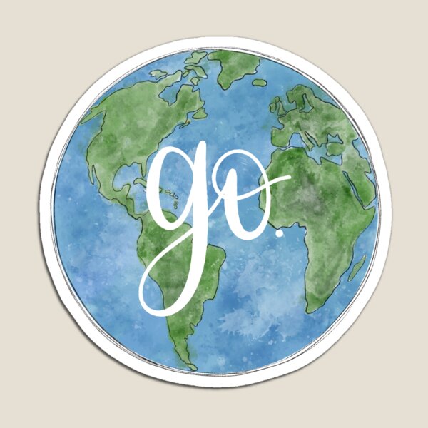 Item preview, Go Travel Global Quote Design designed and sold by Elyse Burns.
