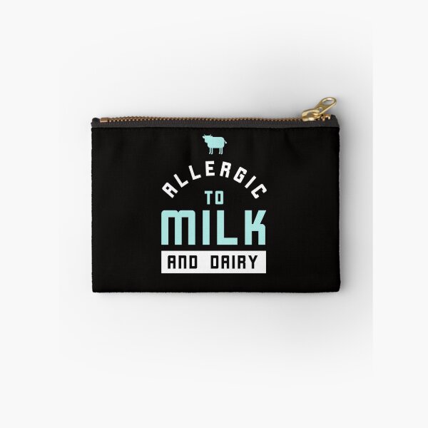 Item preview, Allergic to milk and dairy food allergy awareness designed and sold by kimberlyjensen.