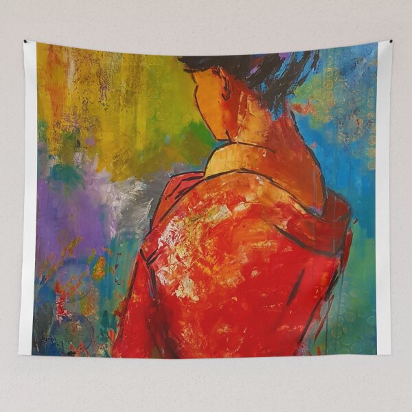 Item preview, Red Shawl designed and sold by tanzina.