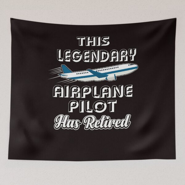 Item preview, Legendary airplane pilot has retired airline retirement gift designed and sold by kimberlyjensen.