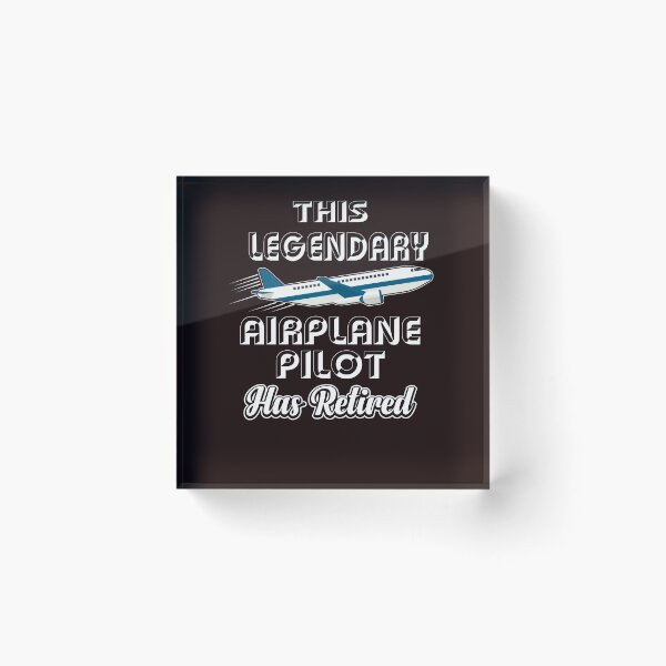 Item preview, Legendary airplane pilot has retired airline retirement gift designed and sold by kimberlyjensen.