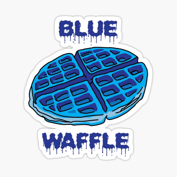Blue Waffle Sticker