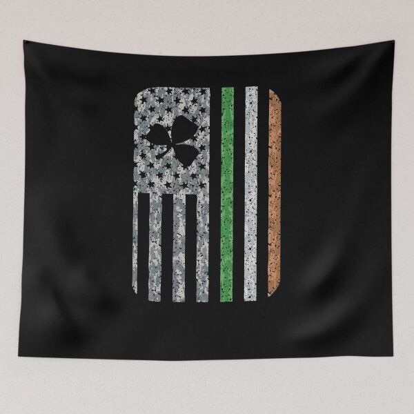 Item preview, St Patrick's Irish Police Flag T-Shirt St Patty's Day Pride Tee designed and sold by woodsgoodsco.