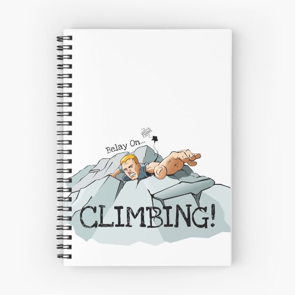 Item preview, Rock Climber Reaching for Hand Hold designed and sold by sketchtodigital.