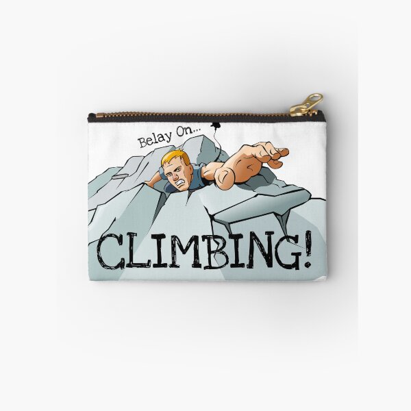 Item preview, Rock Climber Reaching for Hand Hold designed and sold by sketchtodigital.