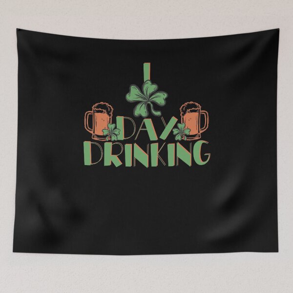 Item preview, I Love Day Drinking Shamrock T-Shirt St Patty's Day Tee designed and sold by woodsgoodsco.
