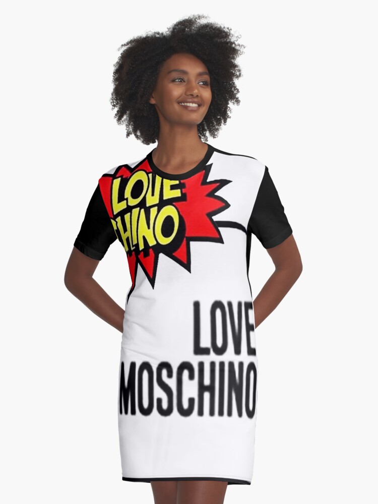 love moschino t shirt dress