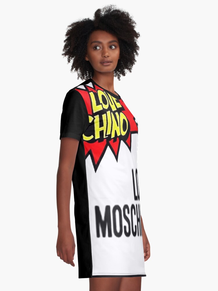 love moschino t shirt dress