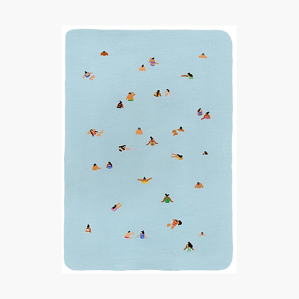 Blue Photographic Print
