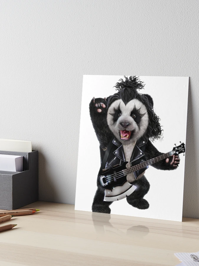 Metal Giant Panda Guitarist as Punk Rocker, Rock and Roll
