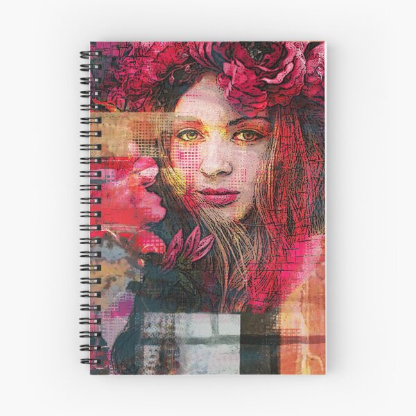 Artikelvorschau, Schöne Blumenfrau - digitale Kunst von Iona Art Digital entworfen und verkauft von IonaArtDigital.