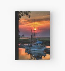 Sunset Over Scotch Pond Hardcover Journal