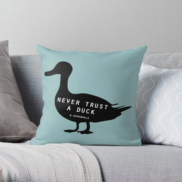 Never Trust A Duck - Will Herondale  Throw Pillow