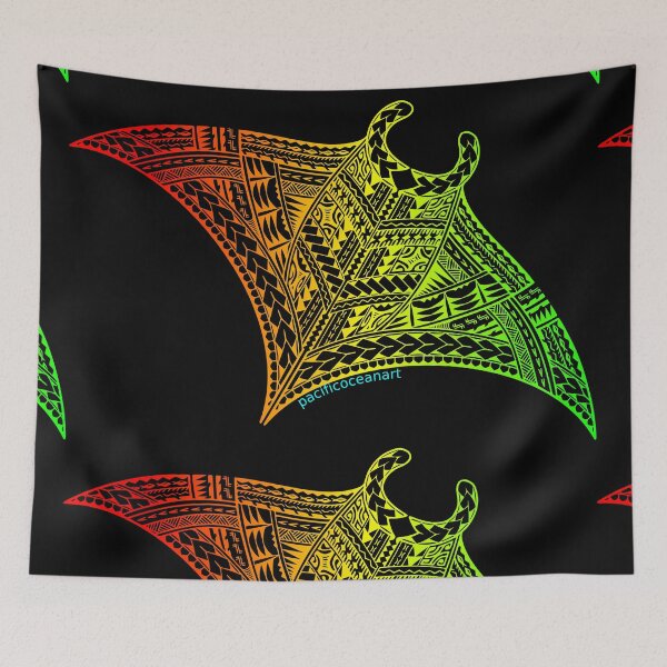 Item preview, RASTA MANTARAY designed and sold by pacificoceanart.
