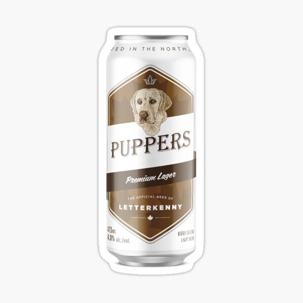 Puppers, Officially Wayne's favourite beer. Sticker
