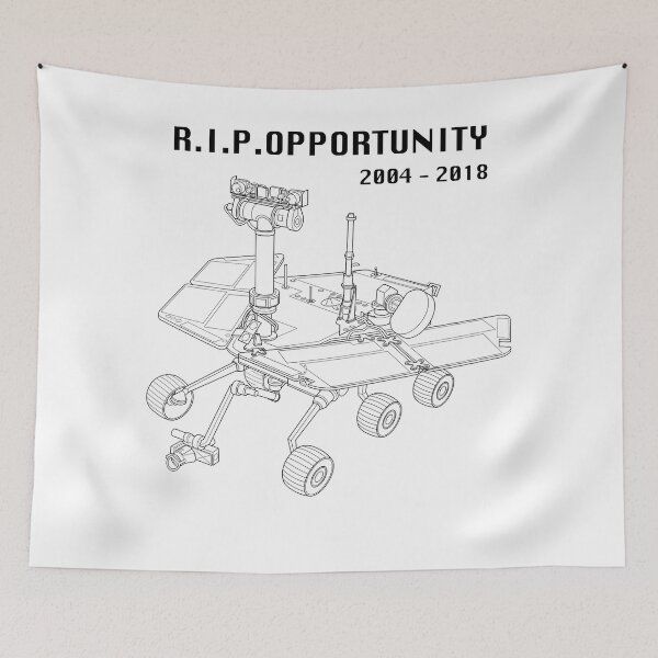 Item preview, RIP Opportunity Mars Rover designed and sold by BERGULATOR.