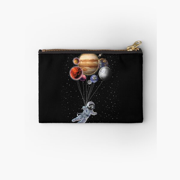 Item preview, Giant Panda as Astronaut Floating in Space with Planetary Balloon designed and sold by Fox-Republic.