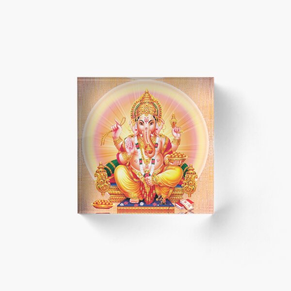 Ganesh , Vinayak , Ganesh Acrylic Block