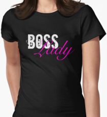 Boss Lady Tailliertes T-Shirt für Frauen