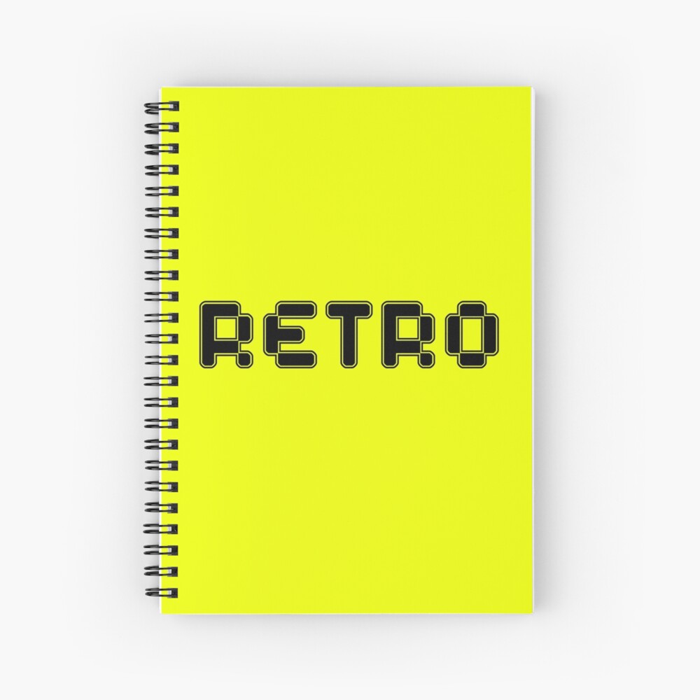 "Retro by Chillee Wilson" Spiral Notebook by ChilleeWilson Redbubble
