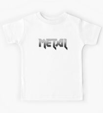 METAL by Chillee Wilson Kids Tee