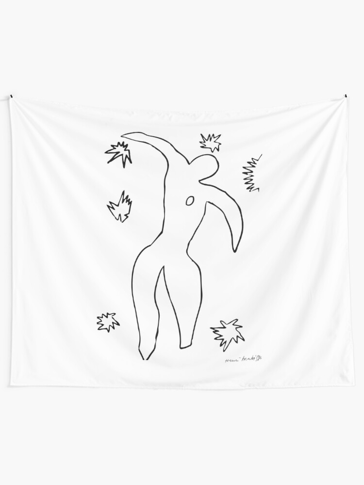 Download "Henri Matisse, Icarus (Icare) Line Drawing from Jazz Collection, 1947, Artwork, Men, Women ...