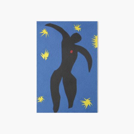 Henri Matisse, Icarus (Icare) from Jazz Collection, 1947, Artwork, Men, Women, Youth Art Board Print