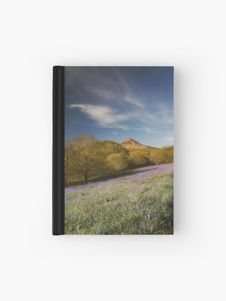 Thumbnail 1 of 3, Hardcover Journal, The Bluebells at Roseberry Topping designed and sold by james thow.
